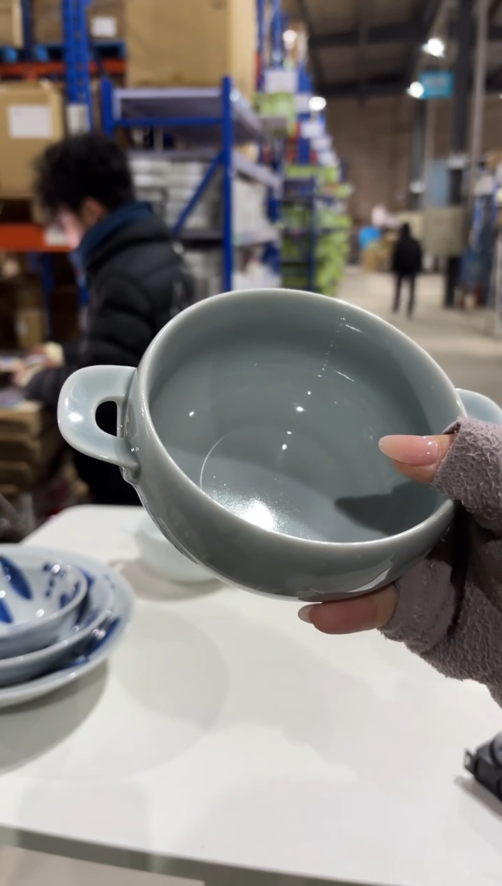 玻璃纸白山 T型ｽｰﾌﾟﾎﾞｳﾙ ｸﾞﾚｲ