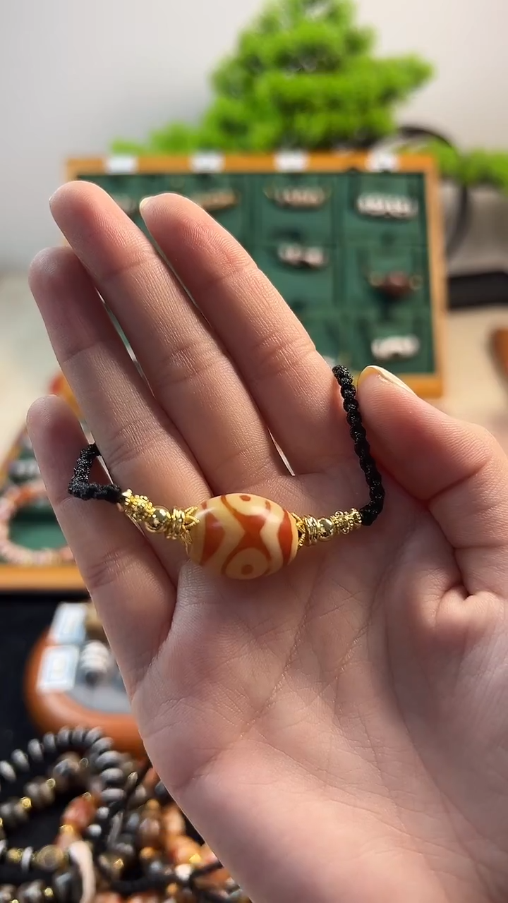 玛瑙/玉髓（覆膜）颈饰合金59（微瑕随机发货）