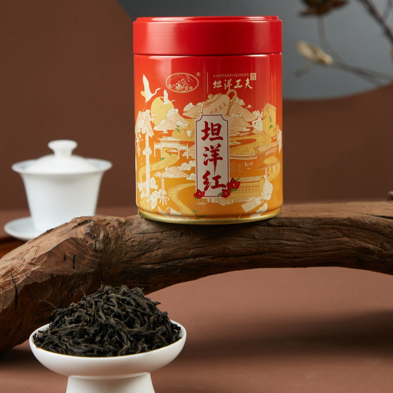 【福建农垦】富春坦洋工夫坦洋红100g/罐 红茶茶叶 送礼自喝送长辈