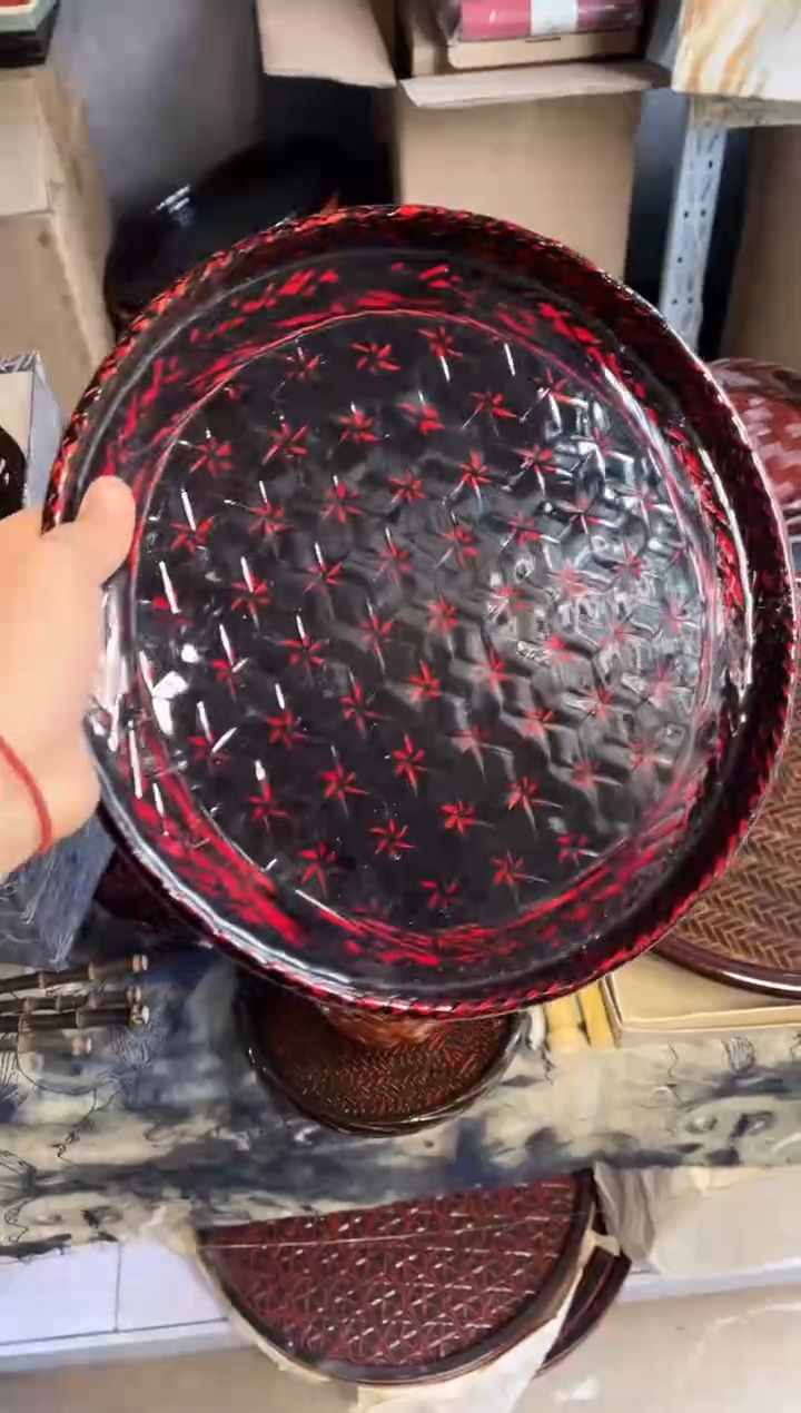 【闪购商品】圆形直径28cm九篮托盘茶盘