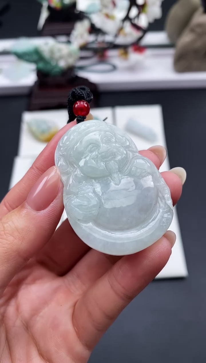 【闪购商品】翡翠颈饰未镶嵌天然缅甸A货翡翠