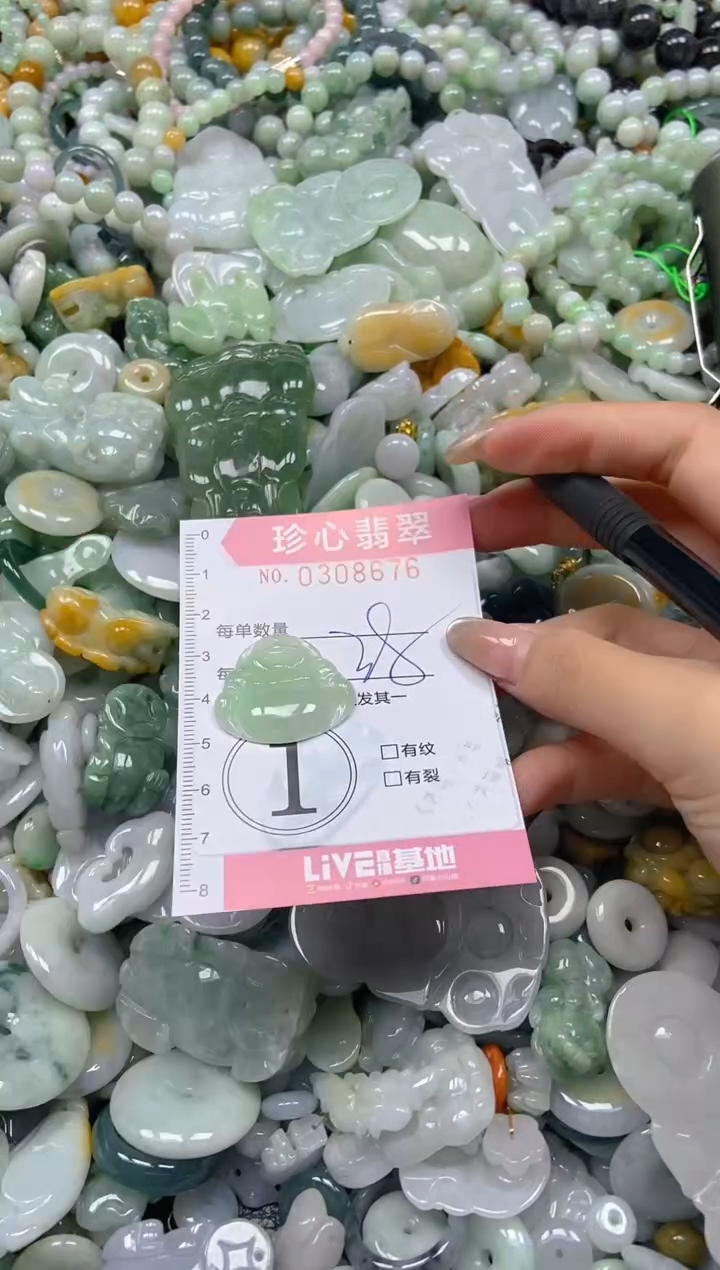 翡翠未镶嵌颈饰闪购0308676