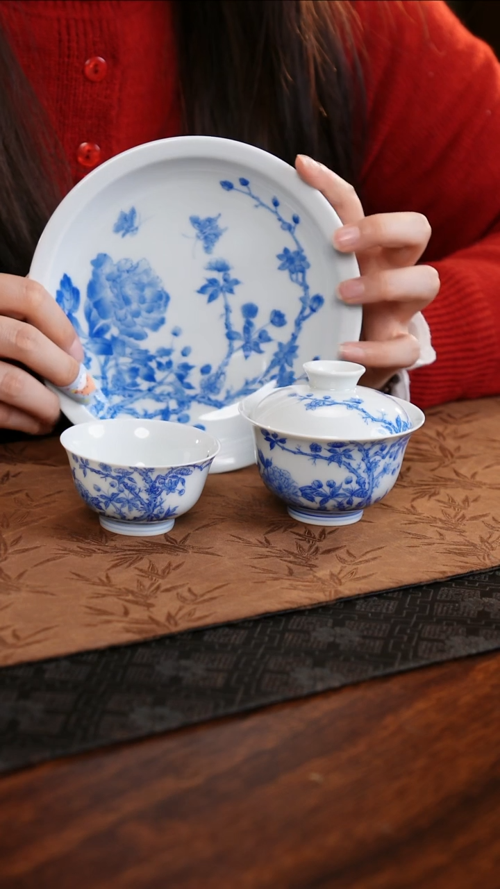 【闪购商品】杯子SJSF花卉三件套组