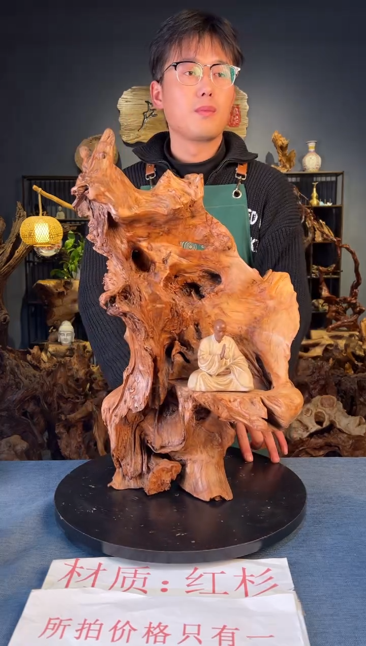 木卢师傅根艺作品（不包含人物摆件）