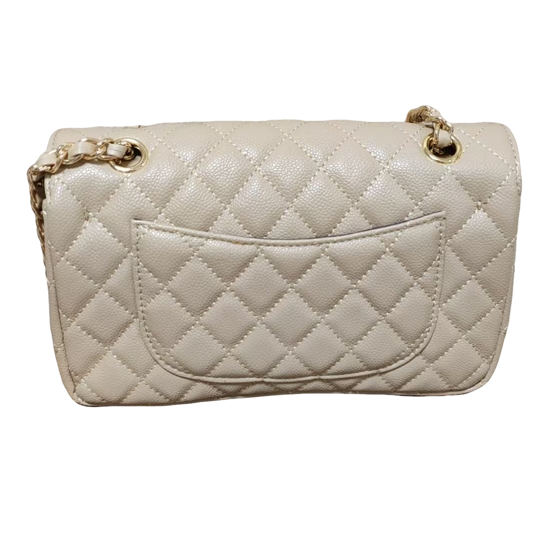 TOLEX2025新款女包小穿越时尚复古奶茶色23.5cm