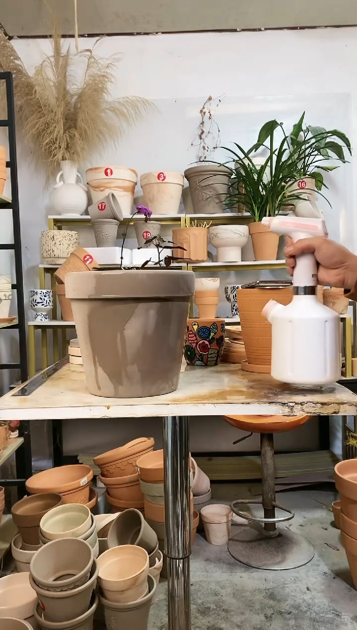 【闪购商品】红陶瑕疵无售后23*21灰陶 1盆无托