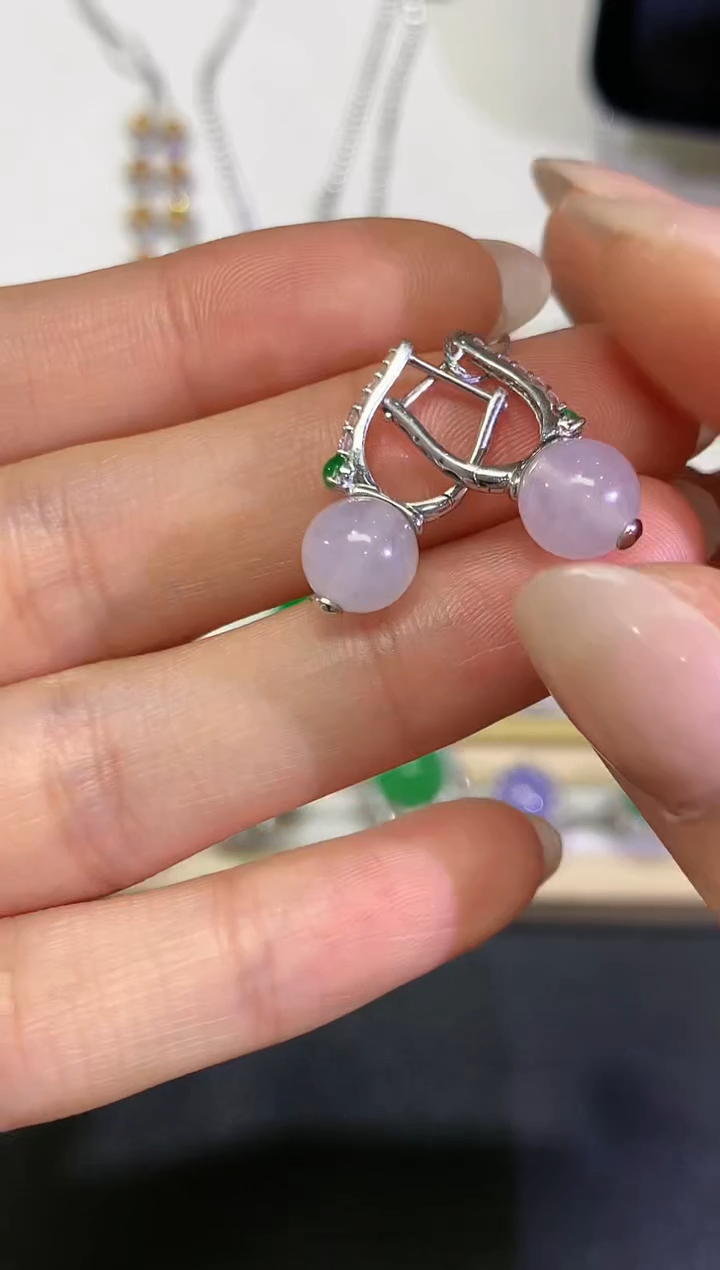 【闪购商品】翡翠颈饰18K金镶嵌团购32