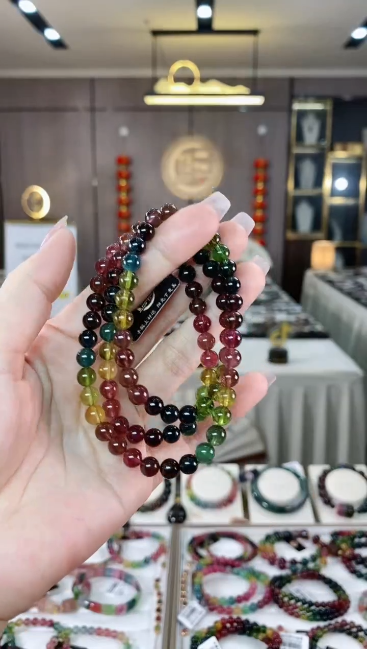 【闪购商品】碧玺三圈手串未镶嵌（多样性发一条）hon