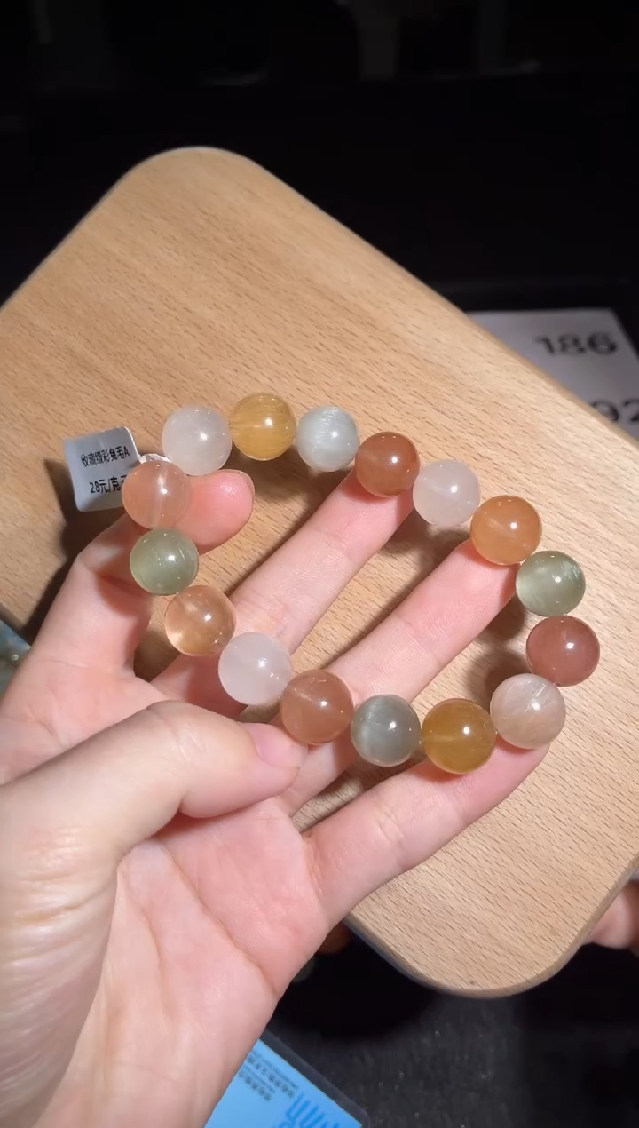 未镶嵌手链水晶185号多样性发一Z 13+