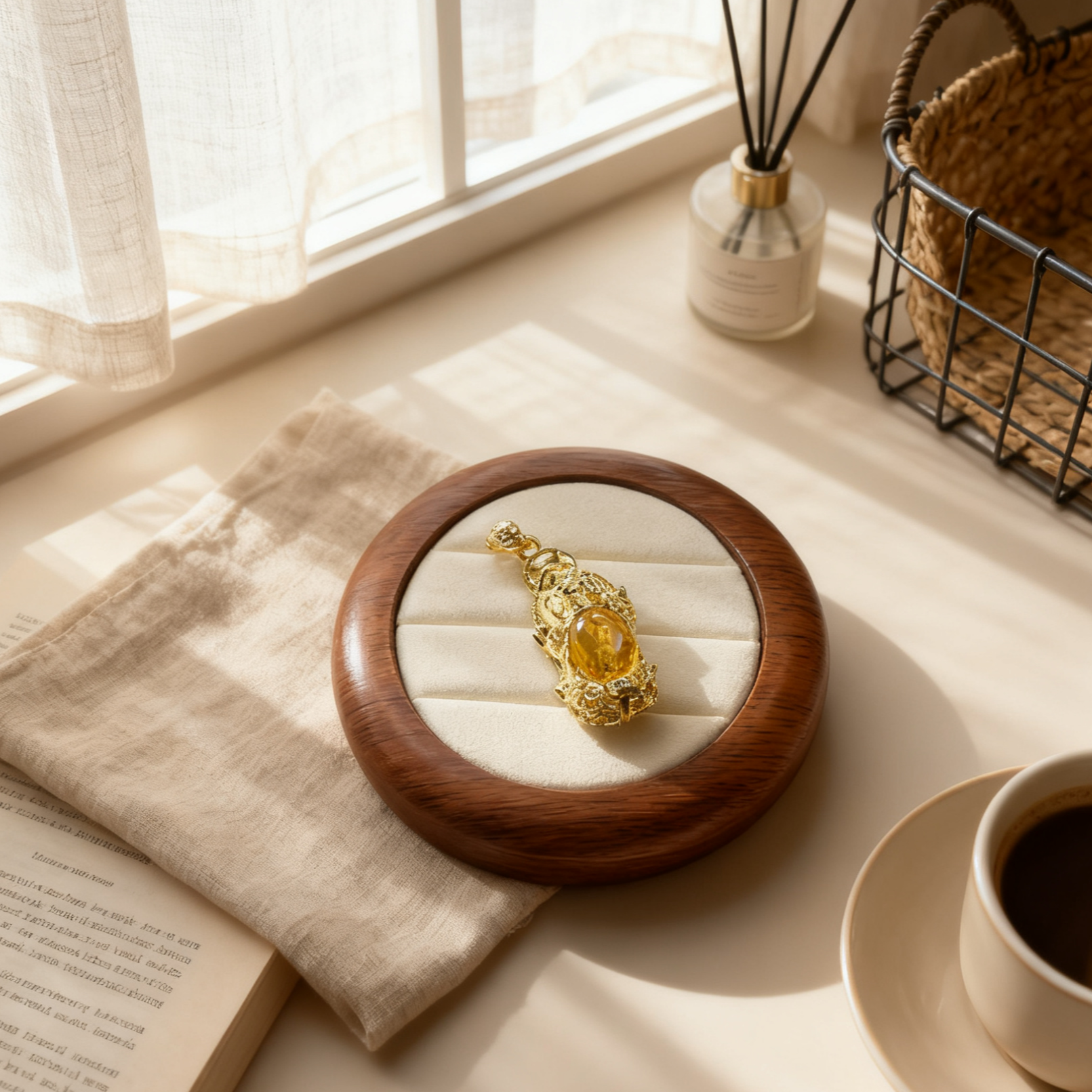 【悠阁精品】时尚高奢豪镶设计吊坠DZ0162礼盒