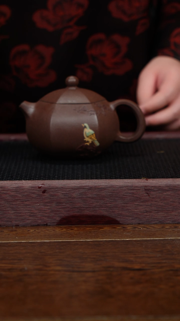 【闪购商品】紫砂茶杯非遗茶器-鸟西施