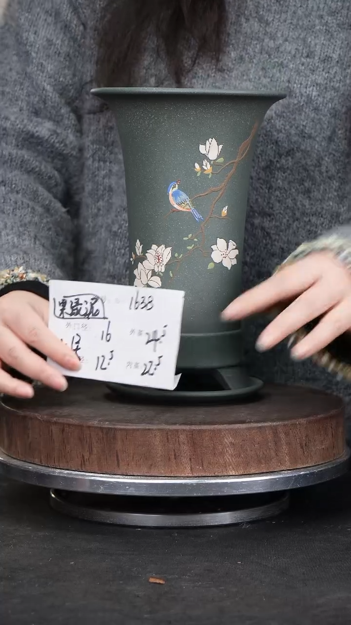 【闪购商品】紫砂花盆1638+z紫砂花盆