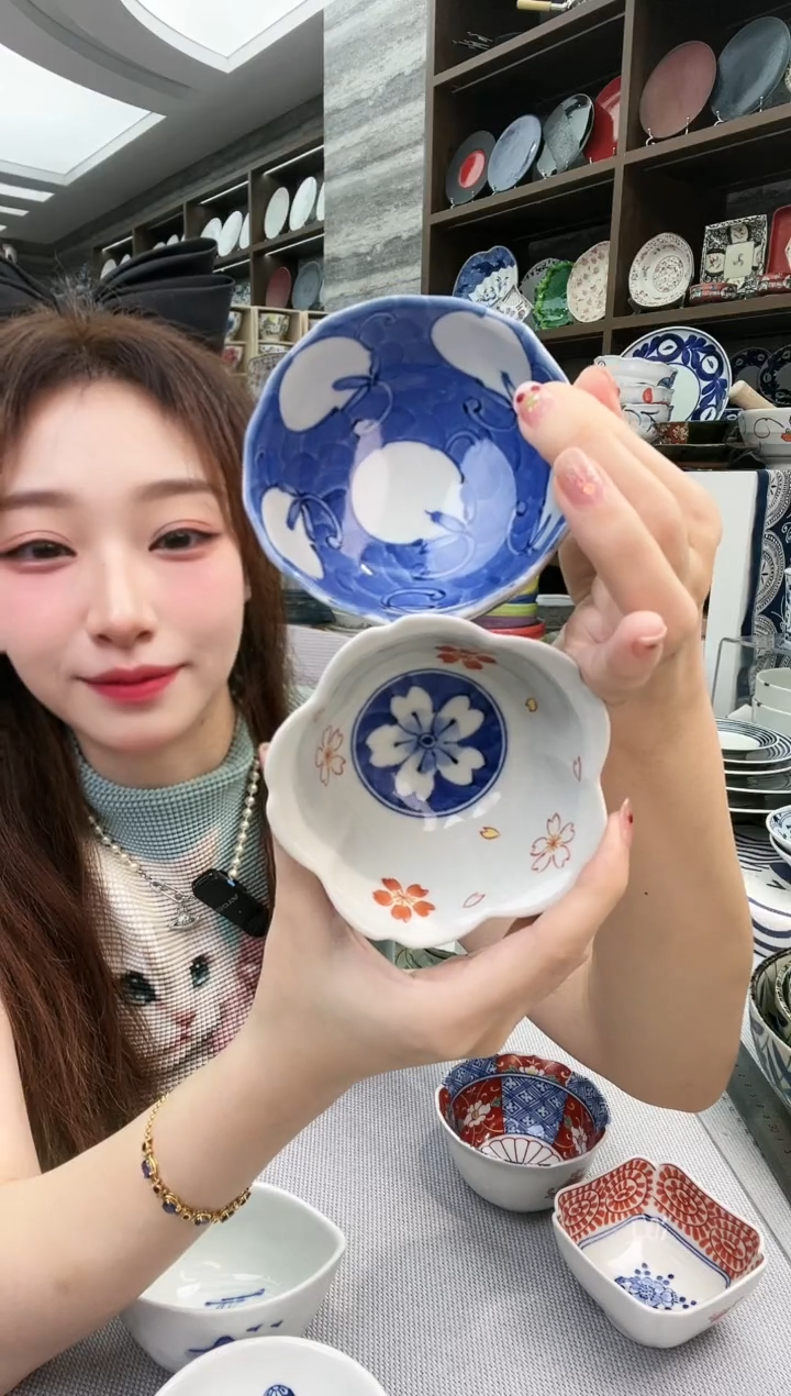 瓷有田烧小钵两只装