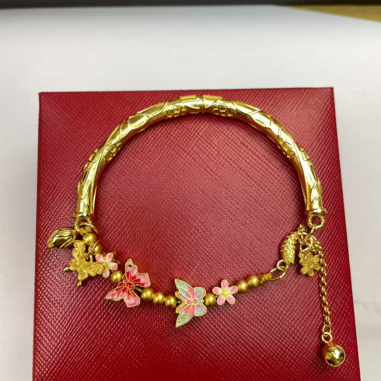 A110400-【直播专享】蝴蝶半镯手链