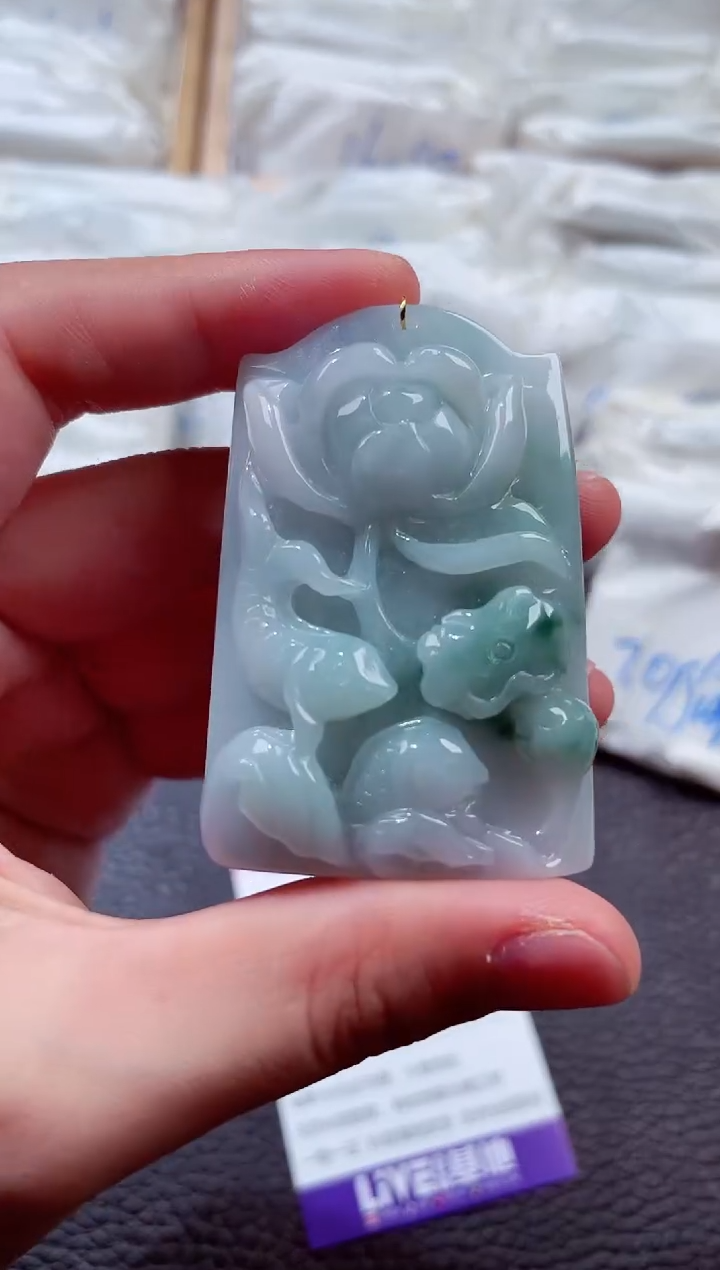 翡翠未镶嵌颈饰00009209