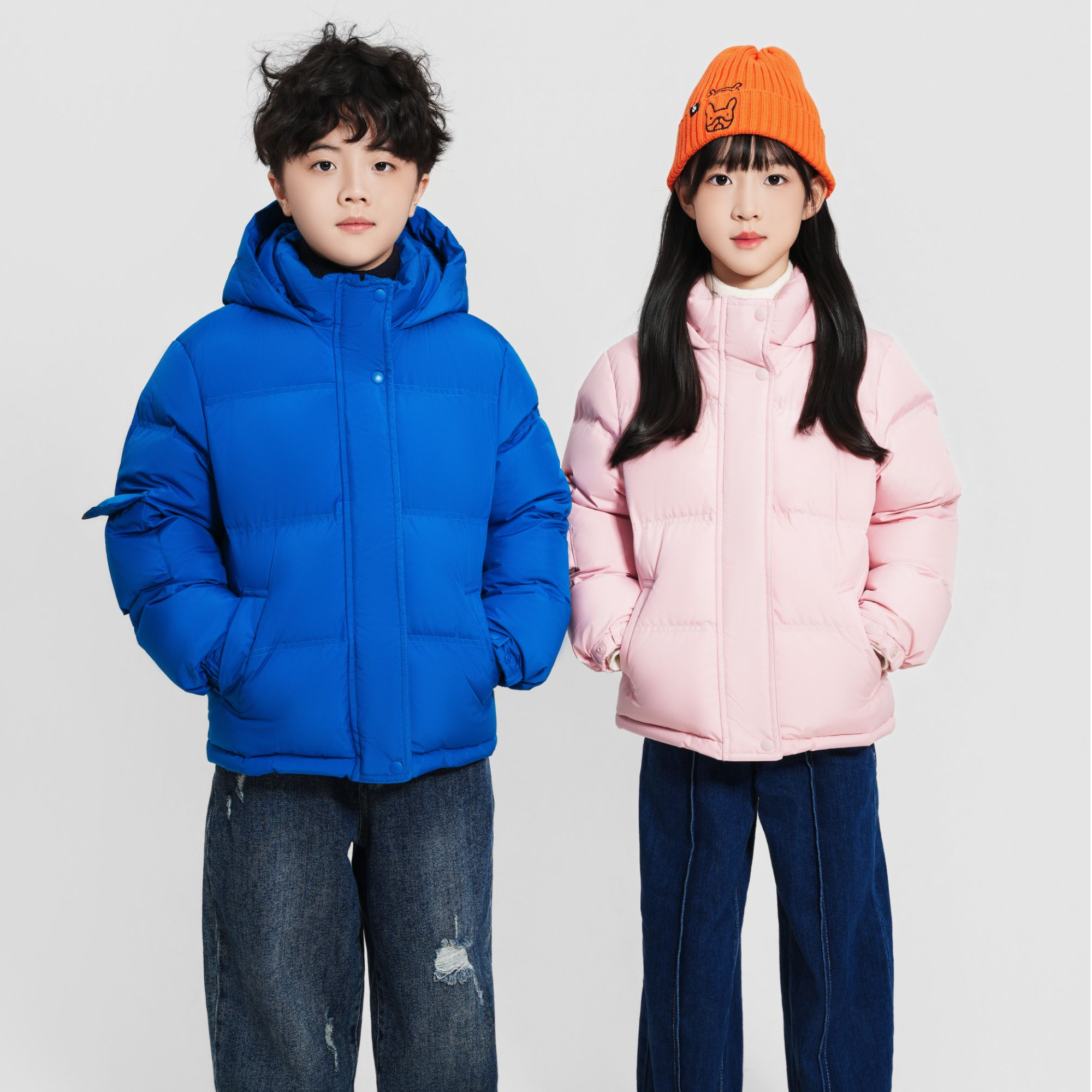 【五防高蓄热】90绒儿童休闲羽绒服冬季加厚男女中大童羽绒服保暖