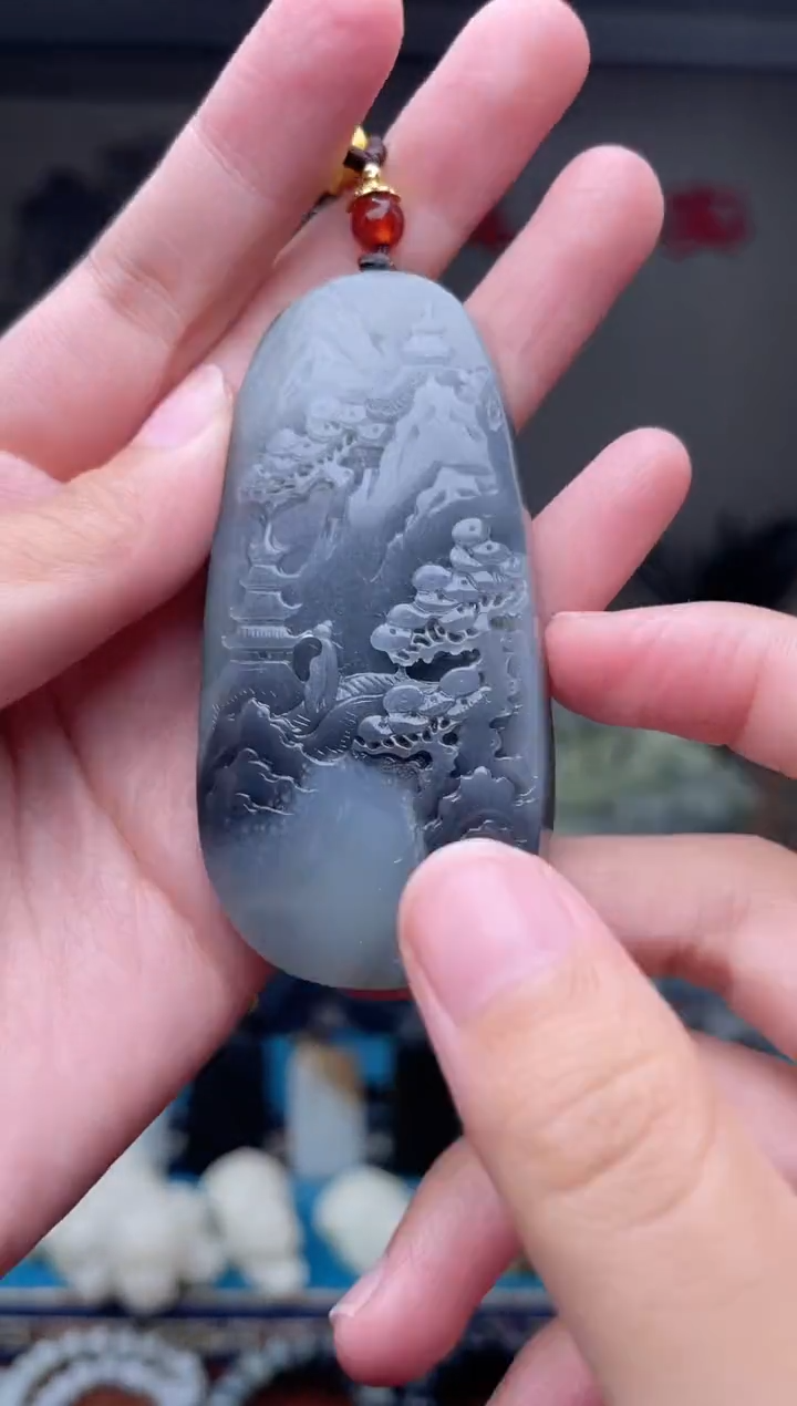 未镶嵌和田玉挂件1