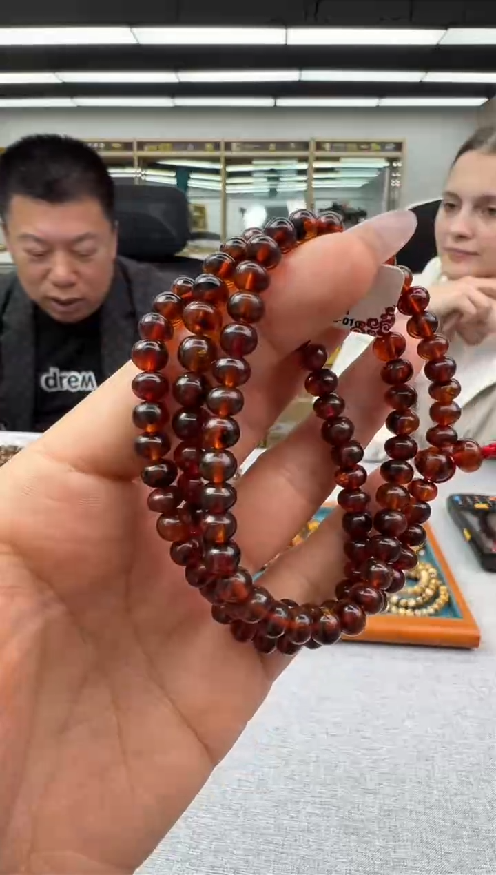 【闪购商品】琥珀颈饰未镶嵌581秒拍号