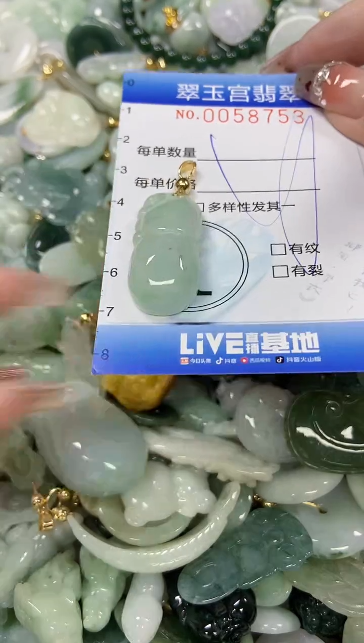 【闪购商品】翡翠颈饰未镶嵌商品0058753