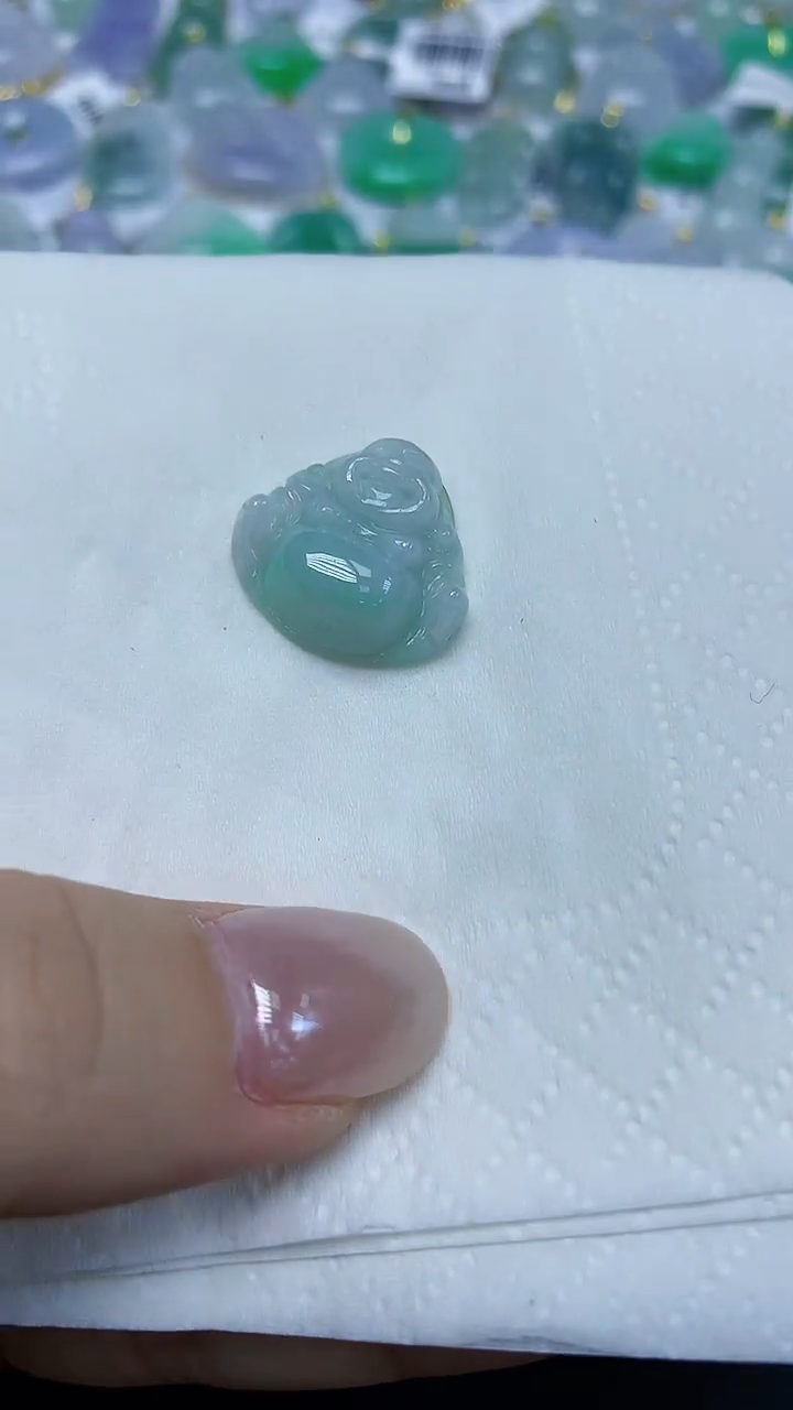 翡翠未镶嵌颈饰天然缅甸翡翠A货