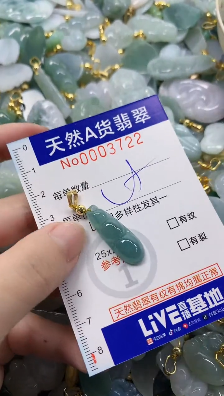 颈饰未镶嵌翡翠天然A货翡翠