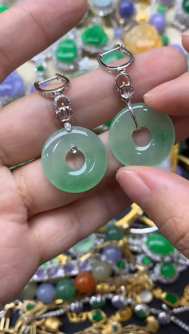 【闪购商品】翡翠颈饰18K金镶嵌574-中国好珍宝