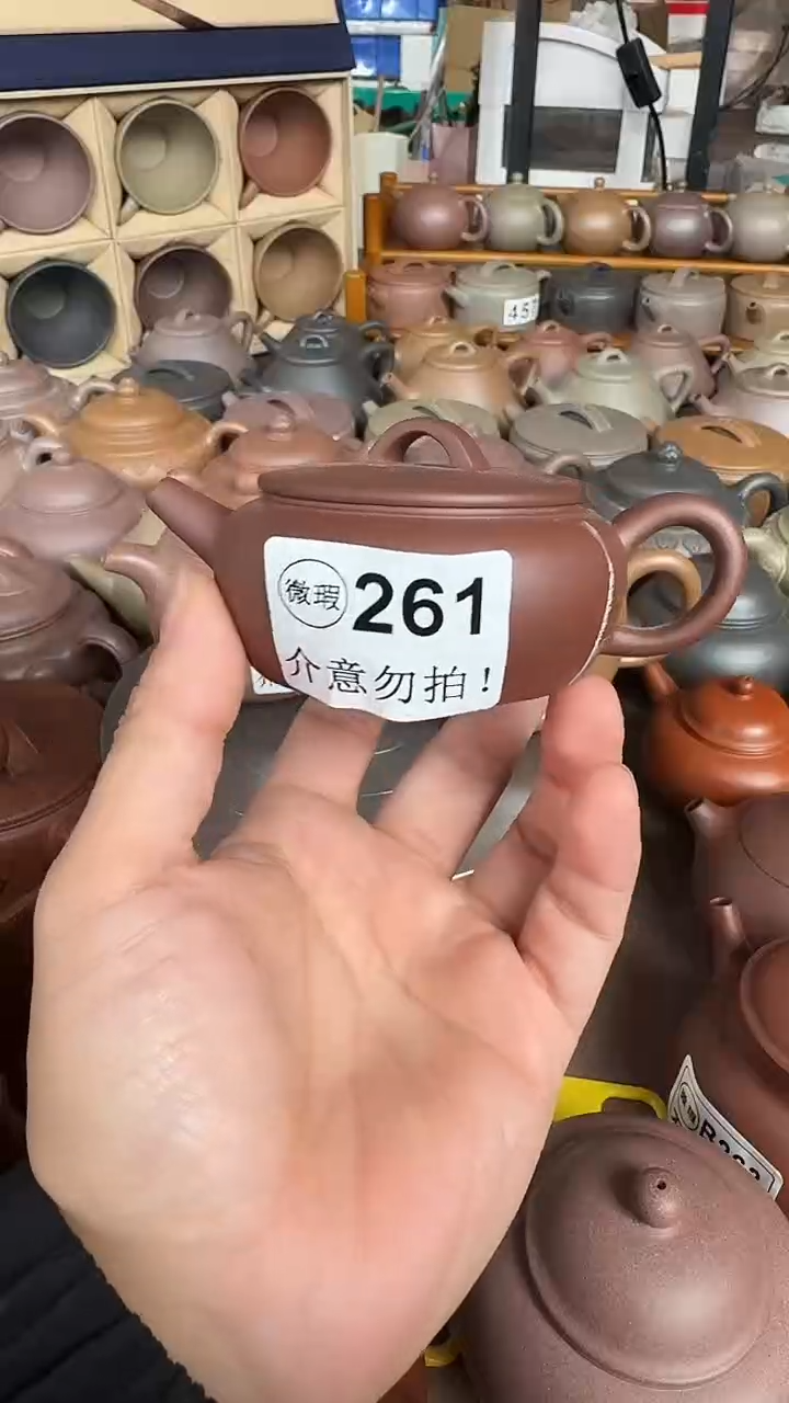 茶壶紫砂大*河微瑕261大彬思议100cc66