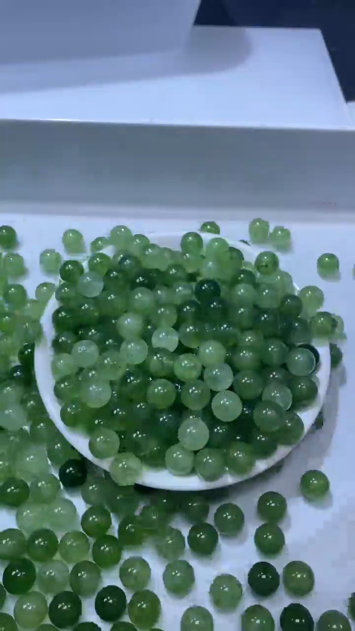 颈饰未镶嵌水晶W1888 绿碧玺10MM*10颗