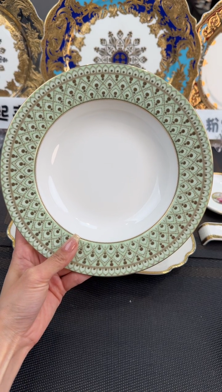 【闪购商品】瓷片8.5英寸草帽盘福利款