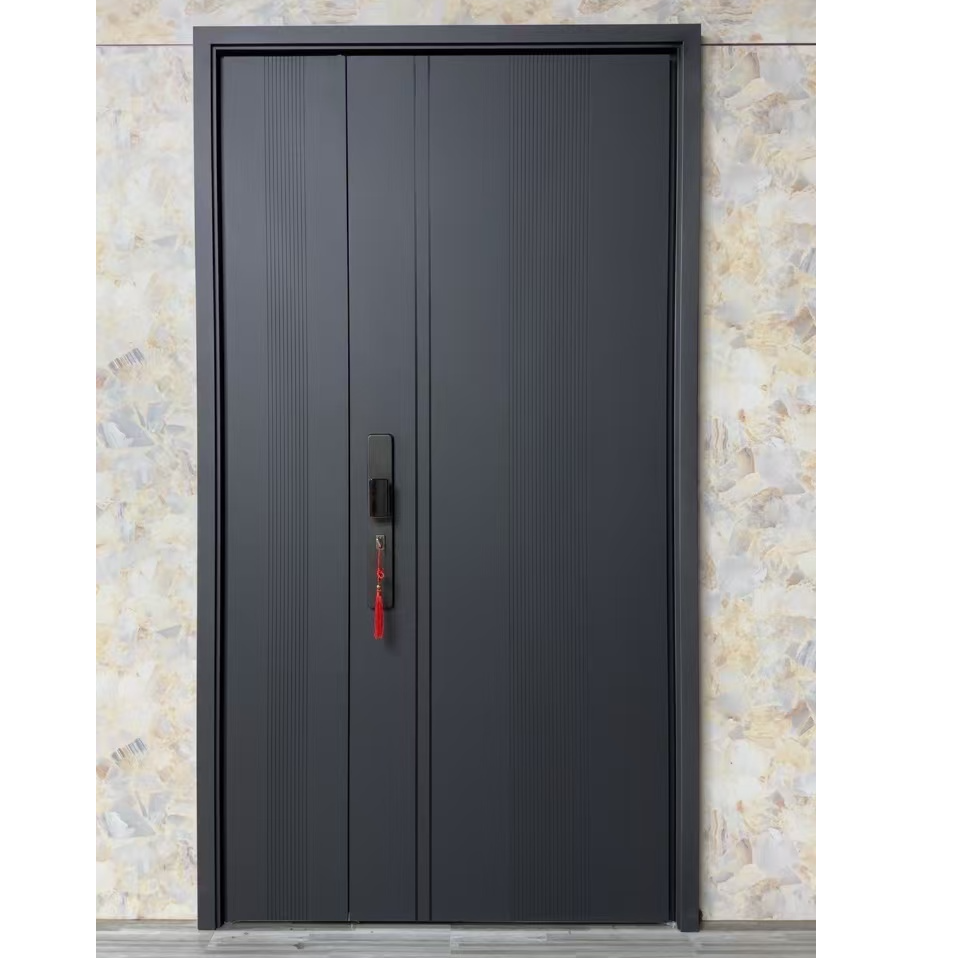 爆款精品（长城炮平头）一门到顶防盗门入户门精雕铸铝门安全门舒适