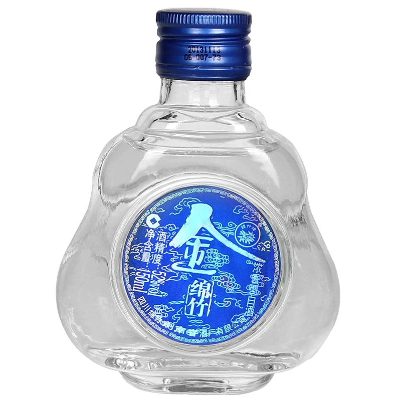 剑南春酒厂出品  金绵竹 浓香型小酒版52度白酒150ml52度