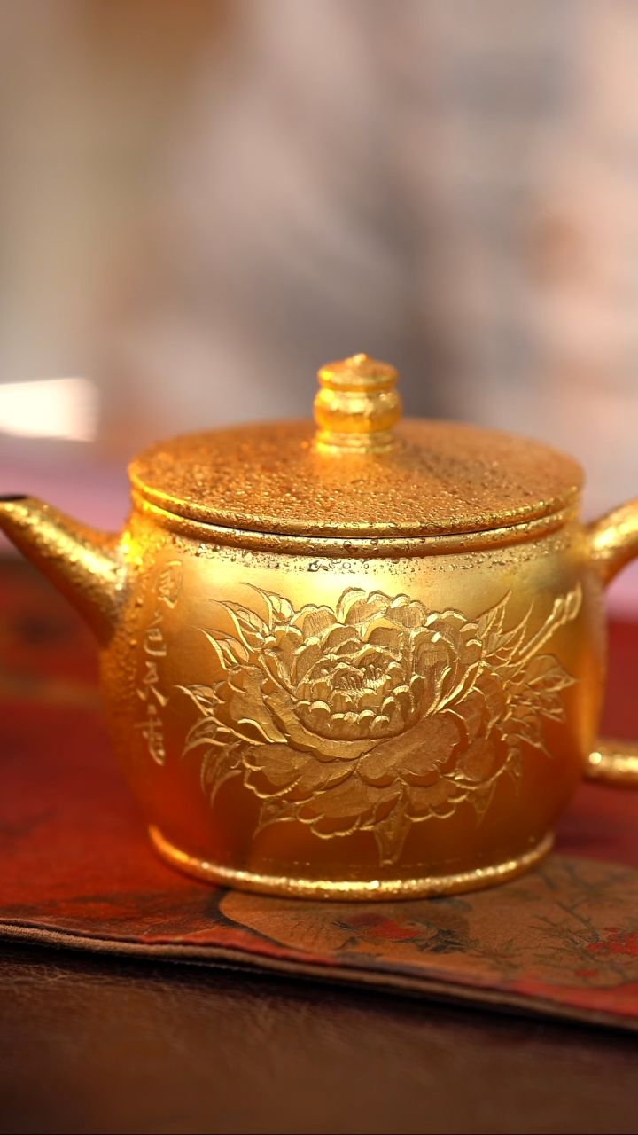 茶杯紫砂【宜景窑系列】金壶