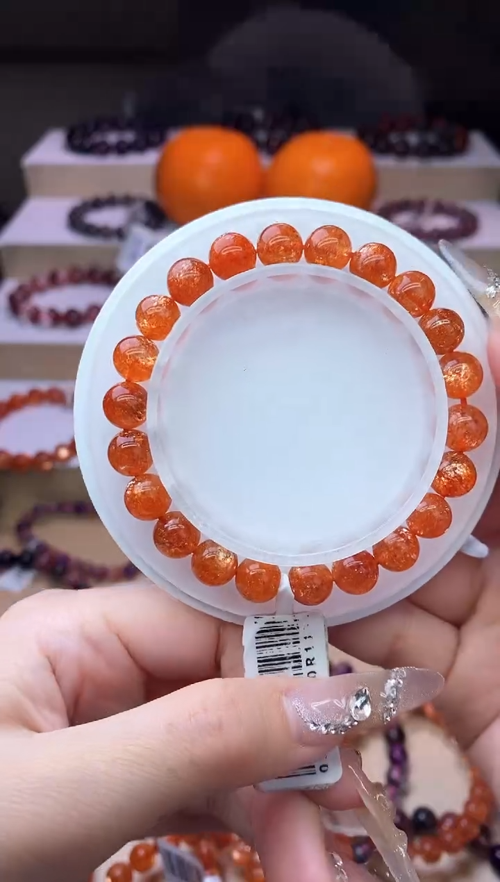 【闪购商品】日光石手链未镶嵌金太阳单圈m+