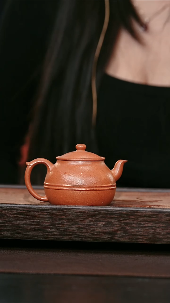 茶壶紫砂原矿紫砂壶    双线宫灯  