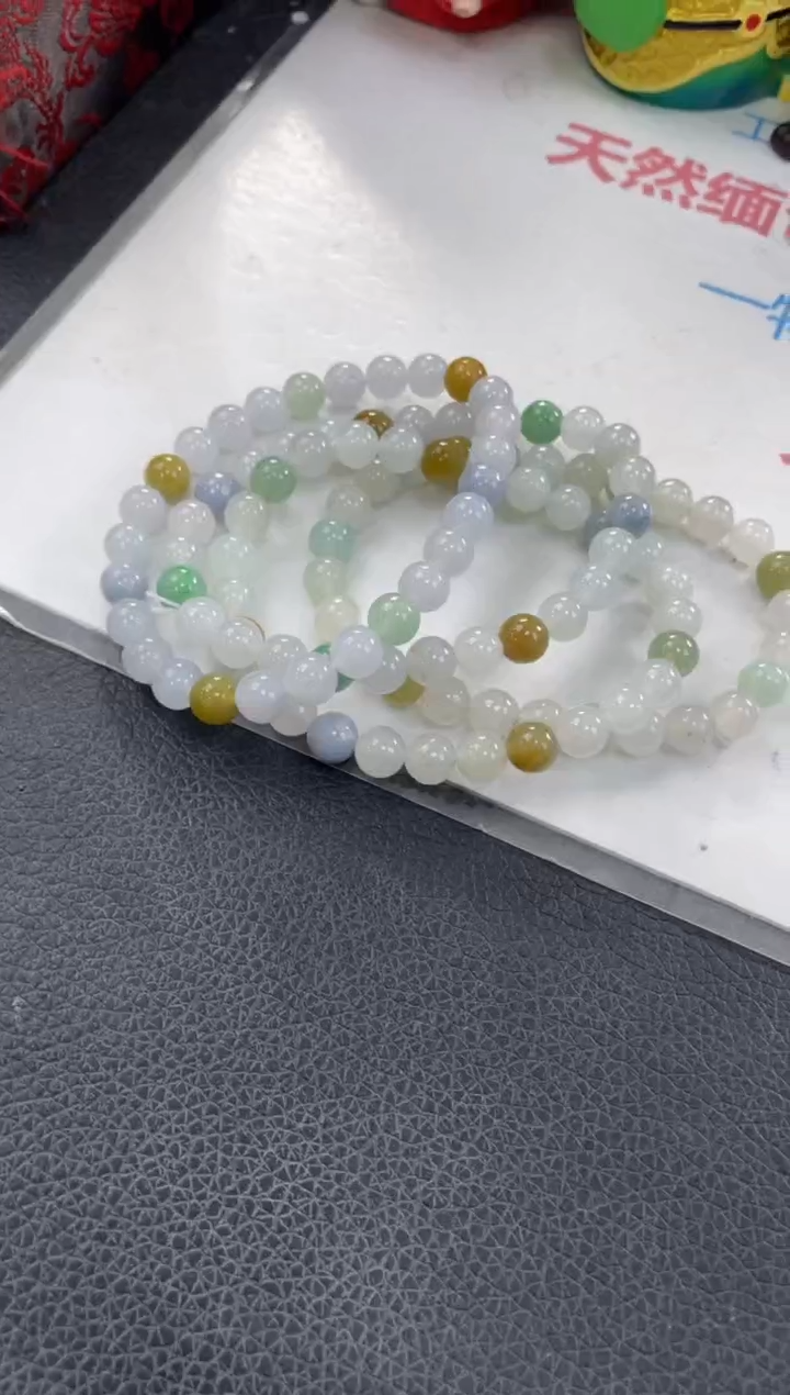 未镶嵌手串翡翠圆珠 多样性发货发一件