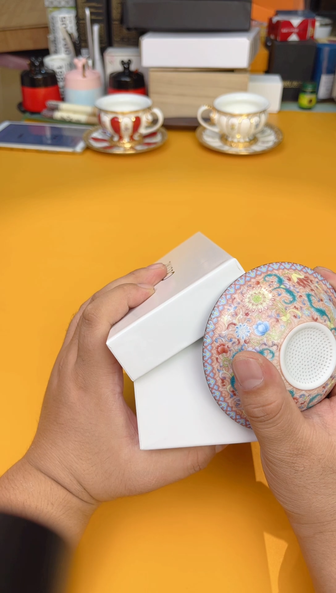 瓷片C茶色墨