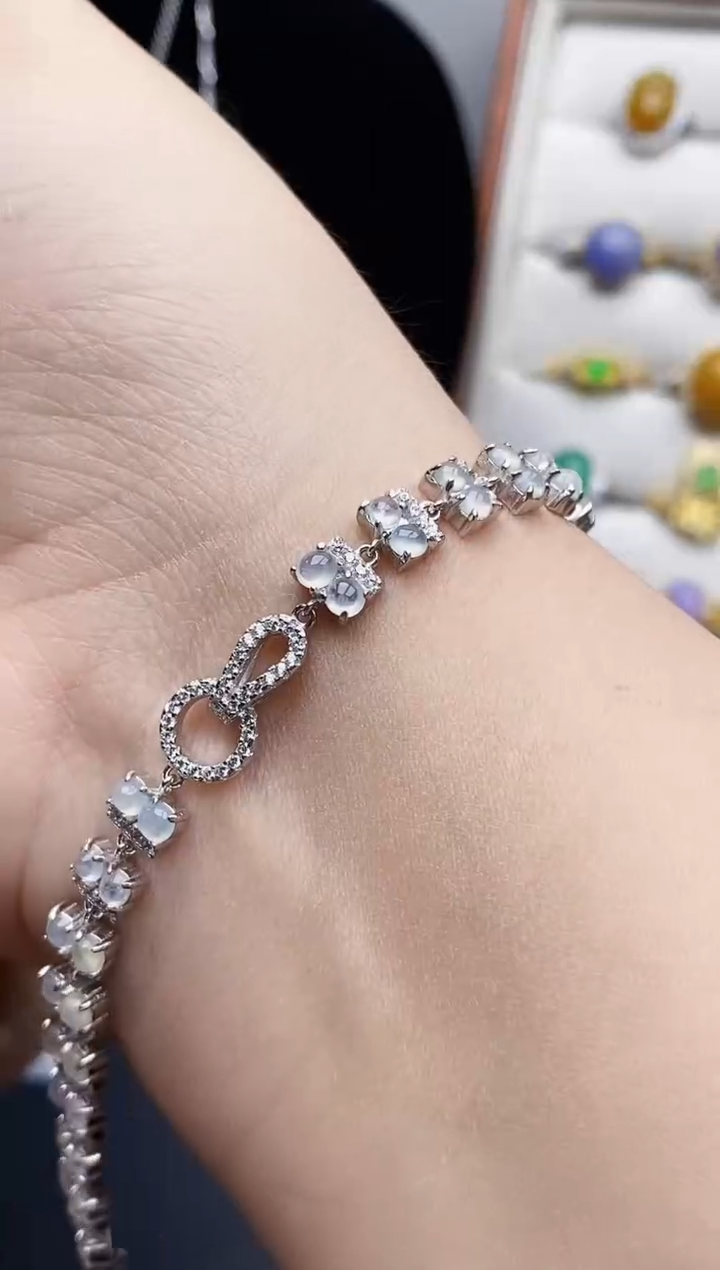 银S925镶嵌戒指翡翠0541