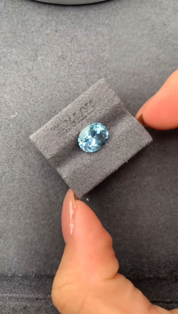 裸石海蓝宝石2.3ct海蓝宝  定制   FG 