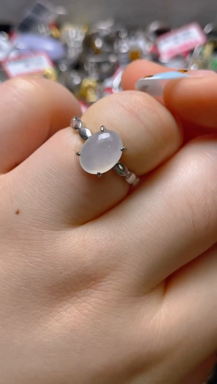 未镶嵌戒指翡翠百内无证书