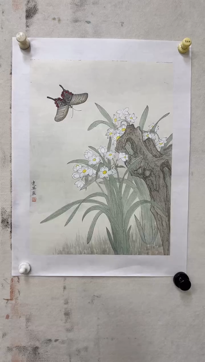 国画Z天津人美-杨建英老师--1平尺国画