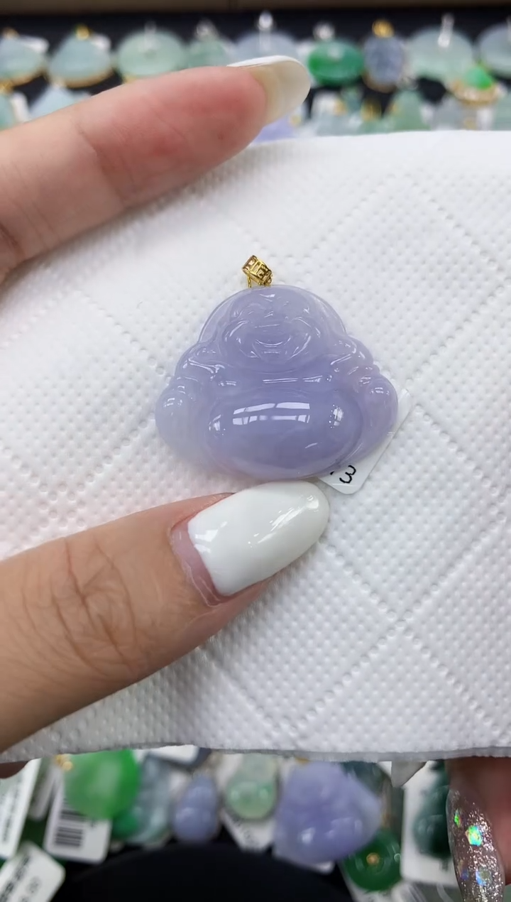 颈饰18K金镶嵌翡翠11111111111