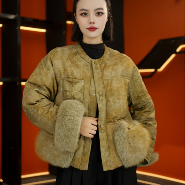  2025新款鸭绒短款时尚百搭羽绒服