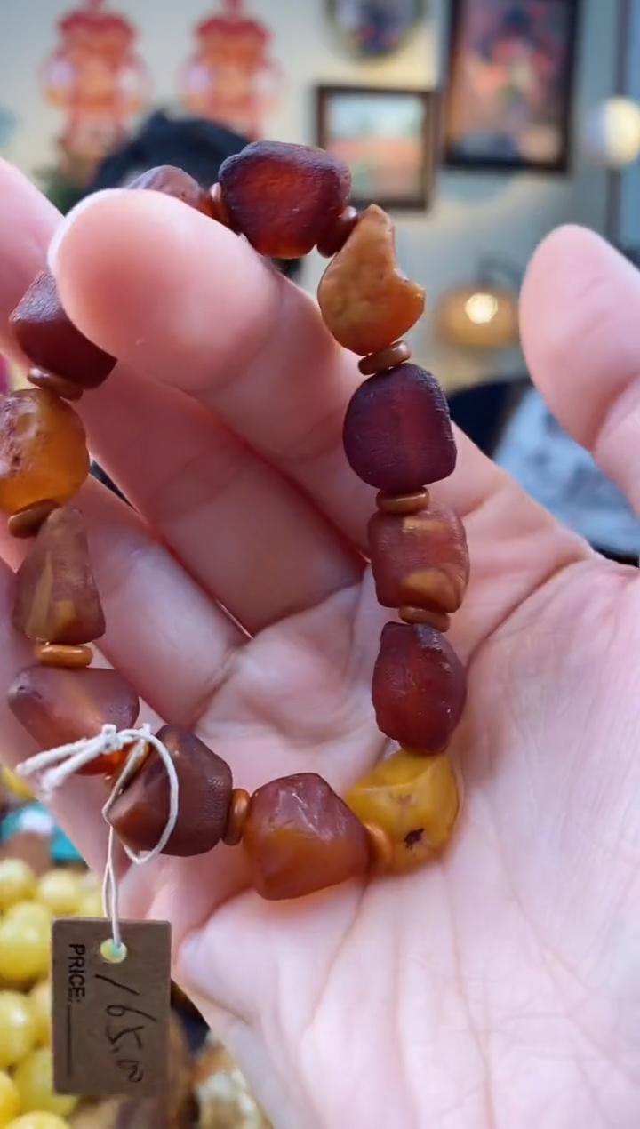 【闪购商品】琥珀手串未镶嵌手串