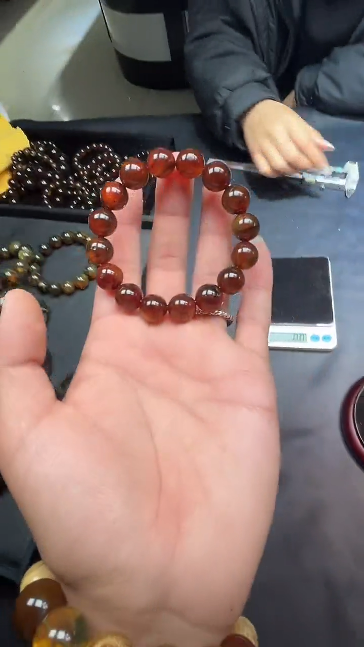 手串琥珀未镶嵌手串