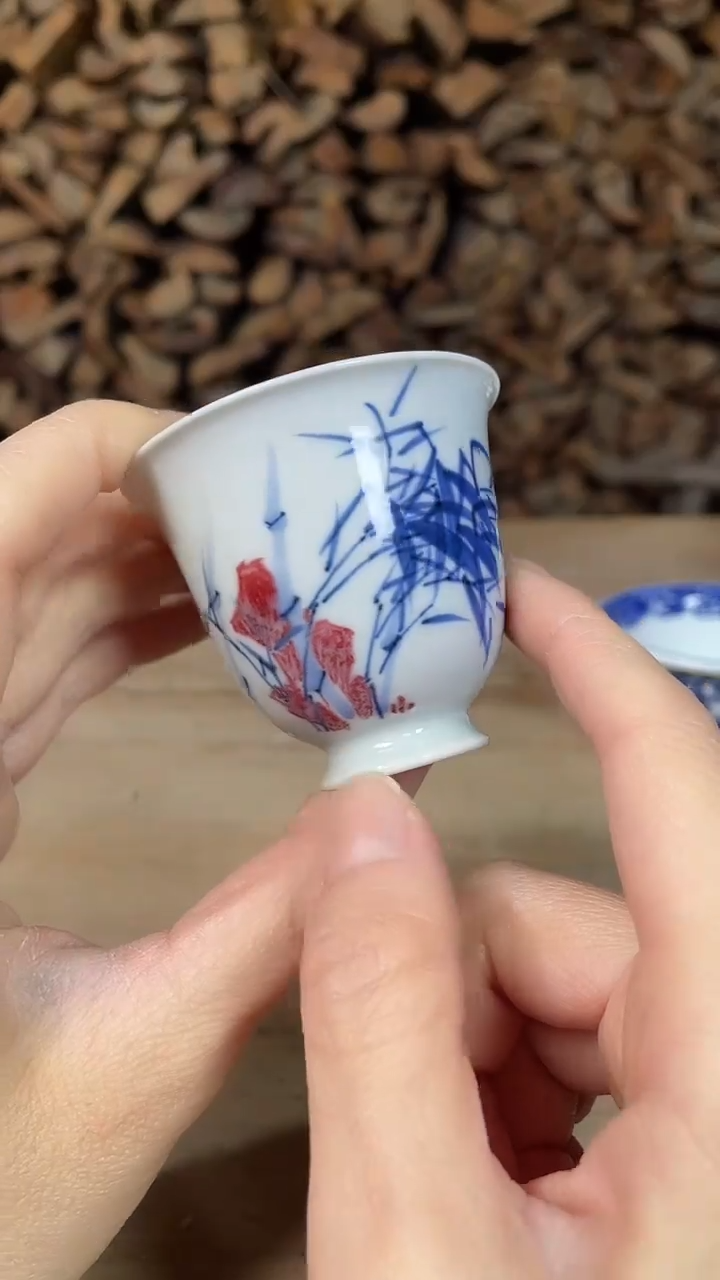 杯子瓷景德镇手工手绘陶瓷
