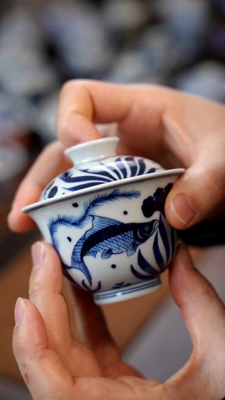 【闪购商品】鱼藻盖碗011111111111