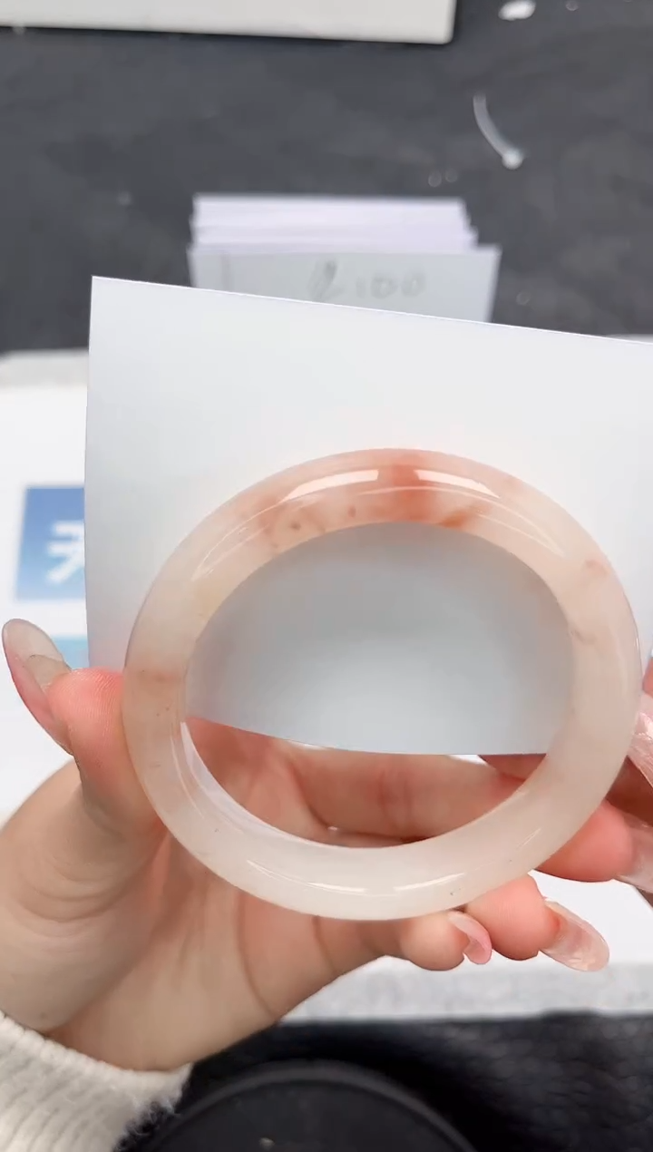 【闪购商品】石英质玉手镯未镶嵌H362-58.4