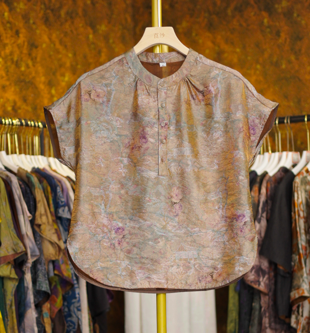 【剪棠】新中式国风复古气质百搭新款小衫女523