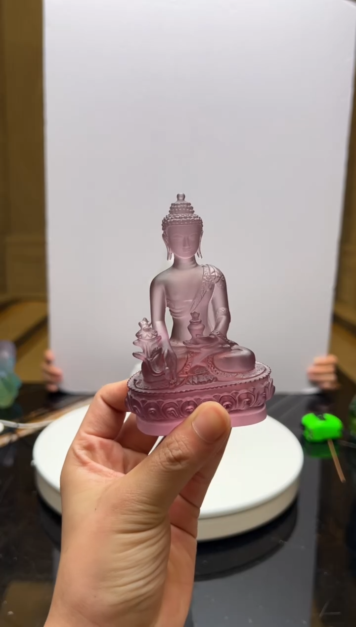 【闪购商品】摆件CLM095药师琉璃佛水晶琉璃摆件