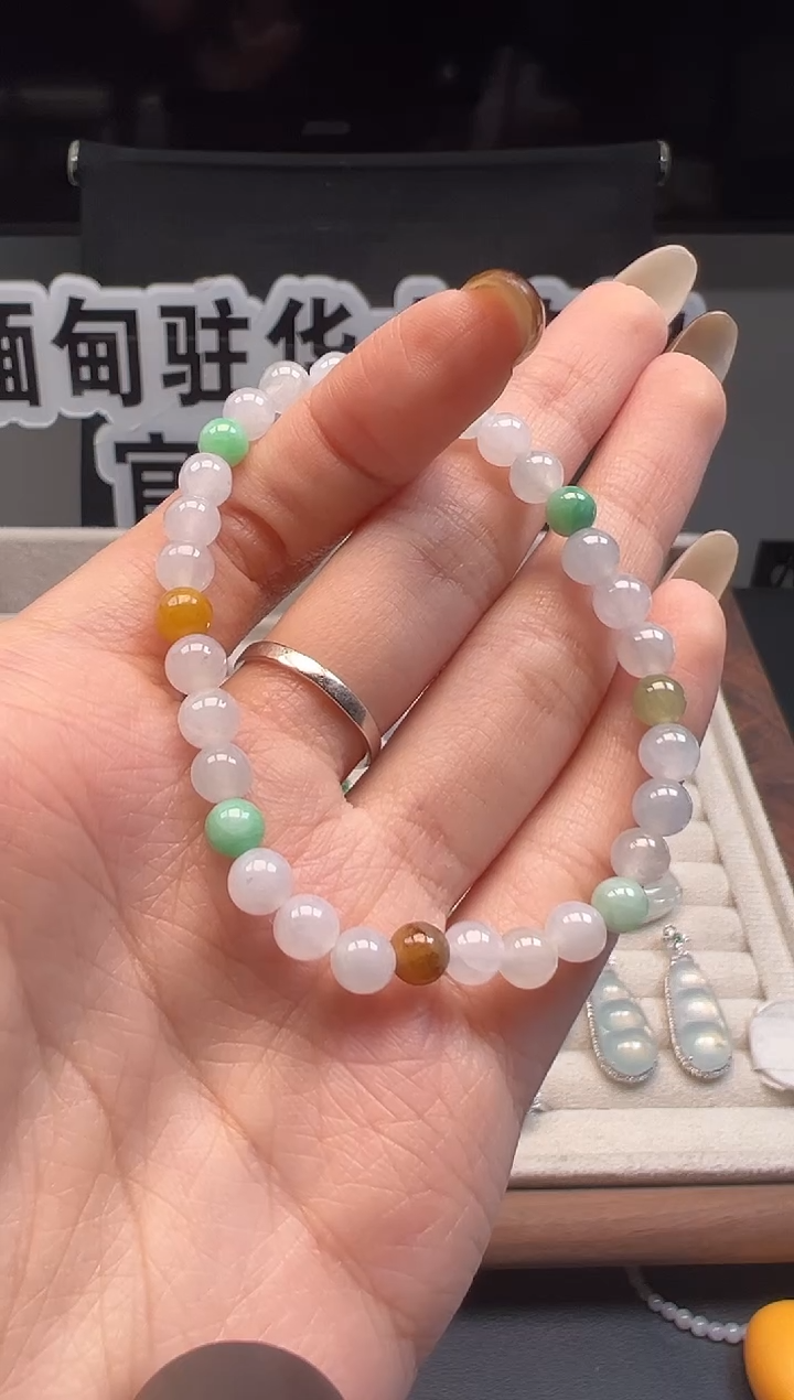 未镶嵌手串翡翠缅甸珠宝严选